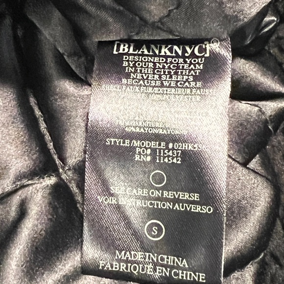 NWOT Blank NYC Some Life Jacket - Picture 12 of 16